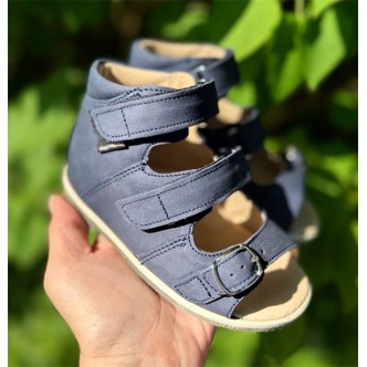 Aurelka sandal, navy m/1 spænderem - sandal med ekstra støtte