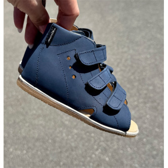 Aurelka sandal, navy - sandal med ekstra støtte
