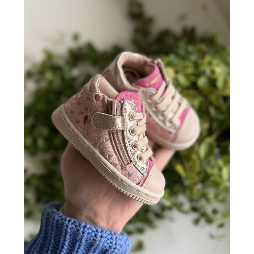 BabyBotte Francine zip - snøresko m/lynlås, rosa/pink