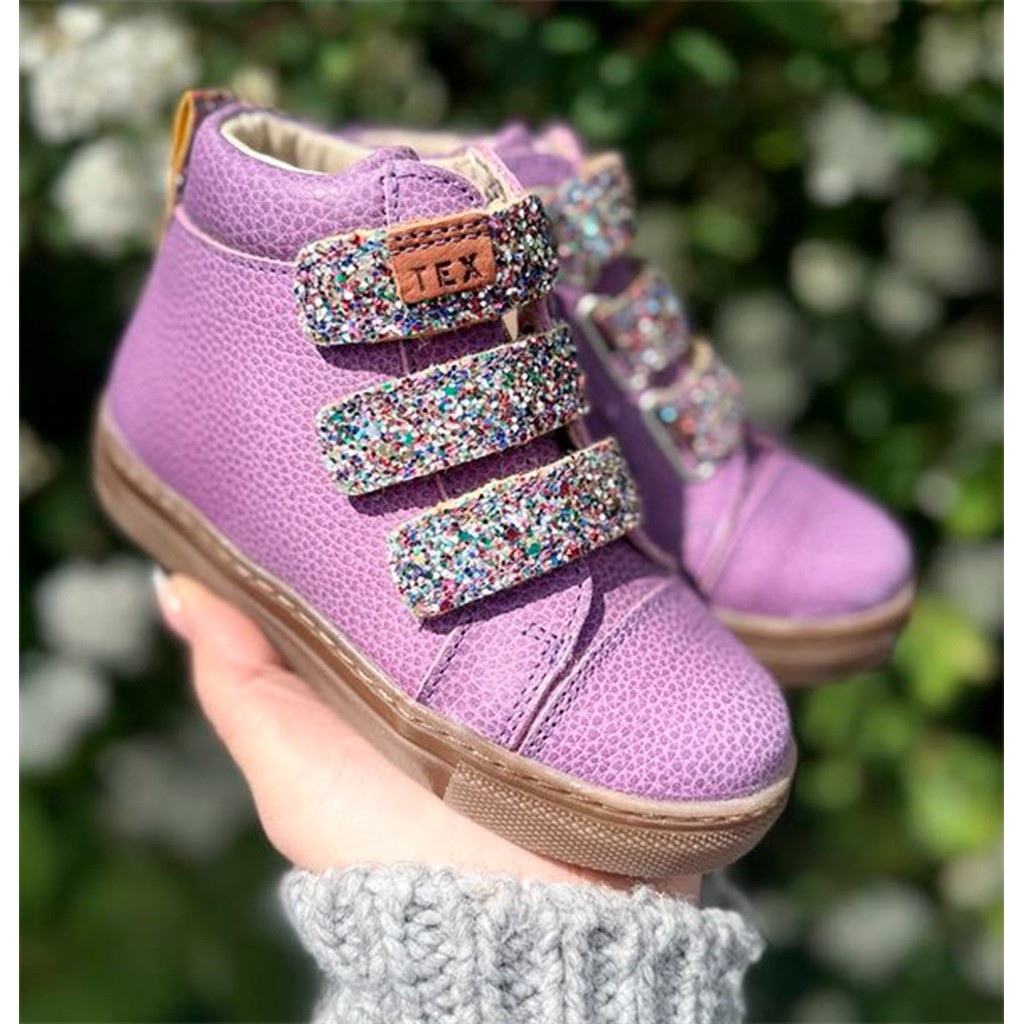 Arauto Rap vandtætte velcrosko, lilla/glimmer