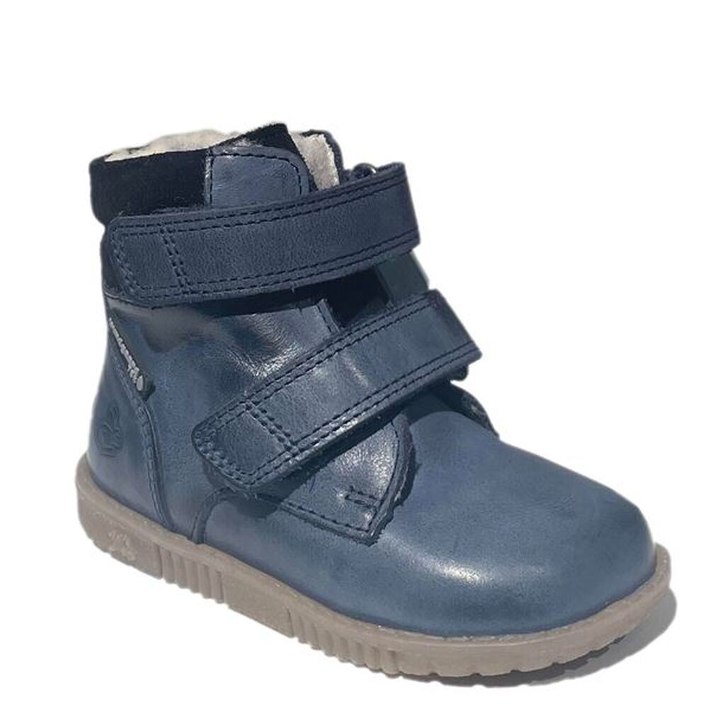 Bundgaard Rabbit velcro vinterstøvle navy