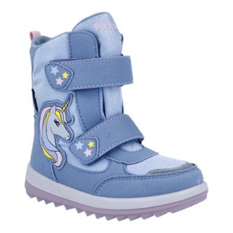 Richter 5008 vinterstøvler, isblå enhjørning