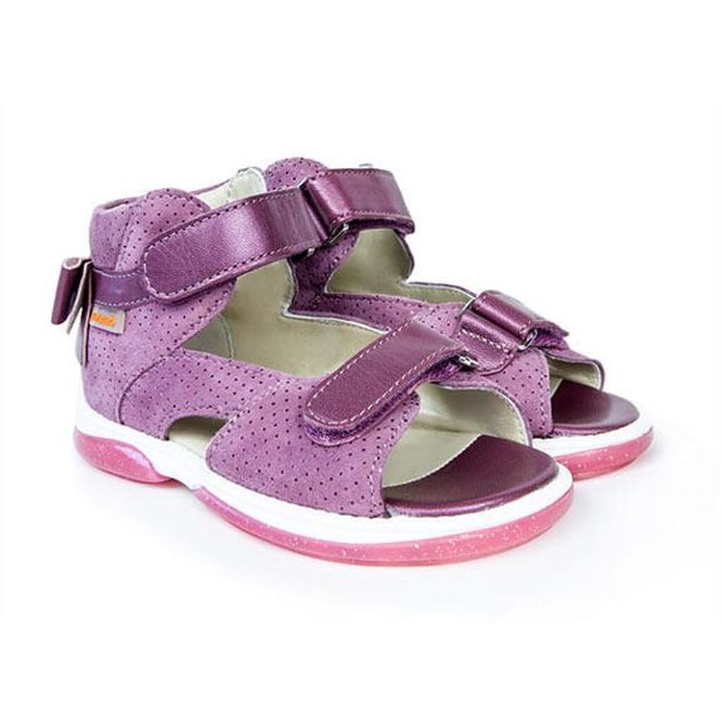 Memo Juliet sandal, lilla - sandal med ekstra støtte