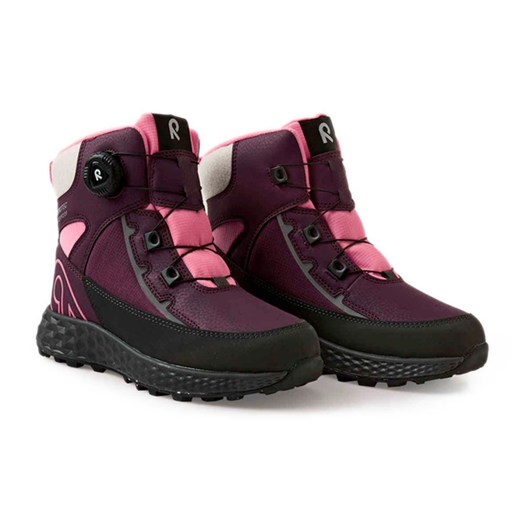 Reima Hallava Quicklock vinterstøvle, bordeaux/pink