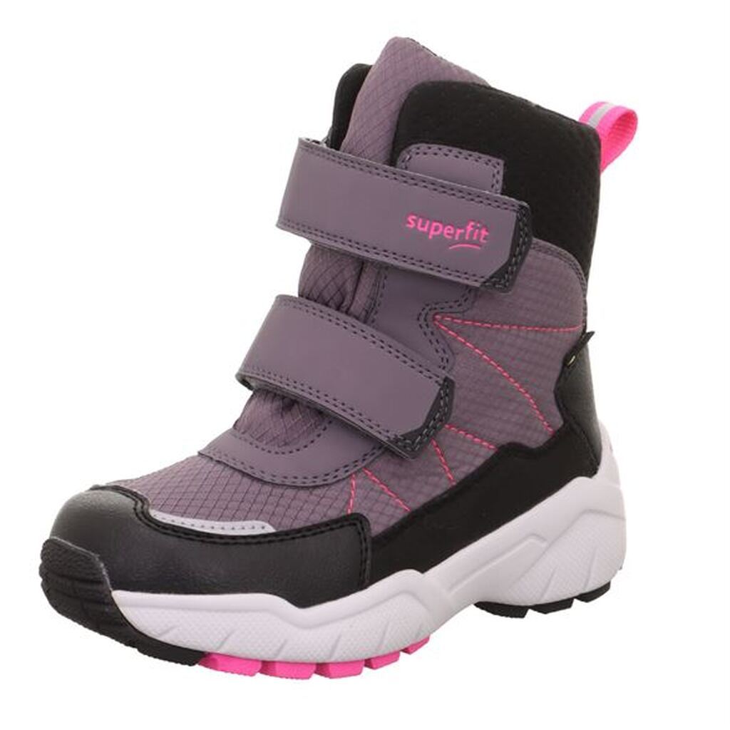 Superfit vinterstøvler m/Goretex, støvet lilla/sort