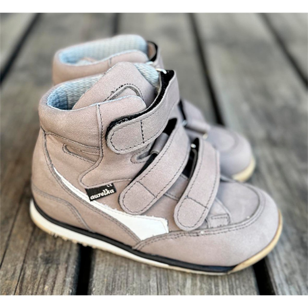 Aurelka basketstøvler, grå - vandtætte sko med ekstra støtte