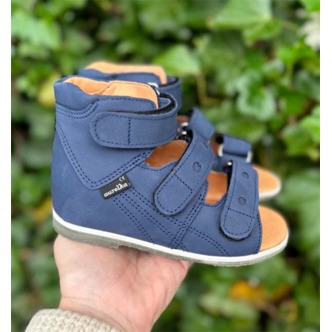 Aurelka sandal, navy - sandal med ekstra støtte
