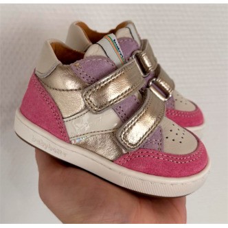 BabyBotte Formidable velcro sneakers, guld/pink