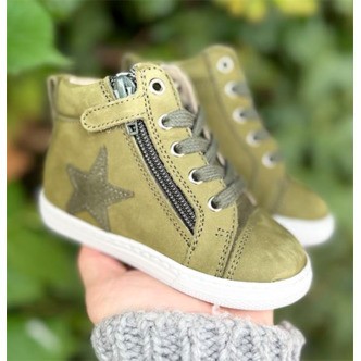 Arauto Rap vandtæt snøresko m. lynlås, kaki grøn