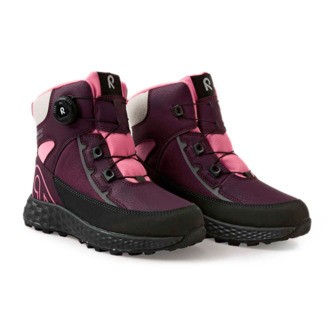 Reima Hallava Quicklock vinterstøvle, bordeaux/pink