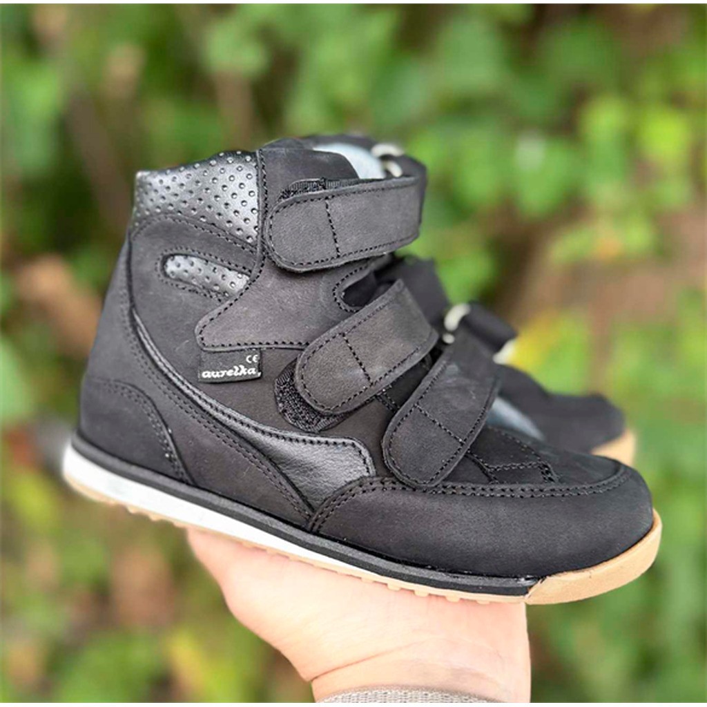 Aurelka basketstøvler, sort - vandtætte sko med ekstra støtte