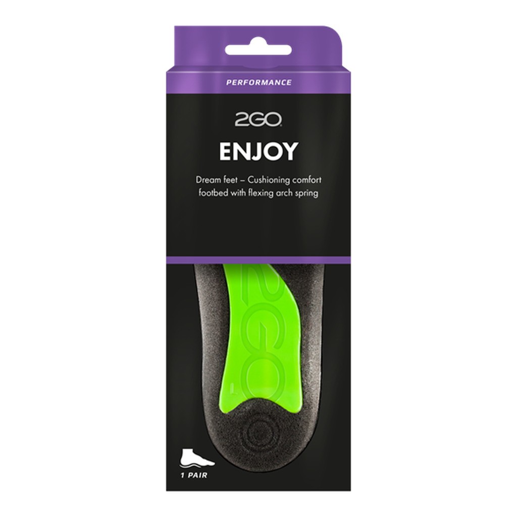 2Go Enjoy Dream Feet støttesål til svang, forfod og hæl