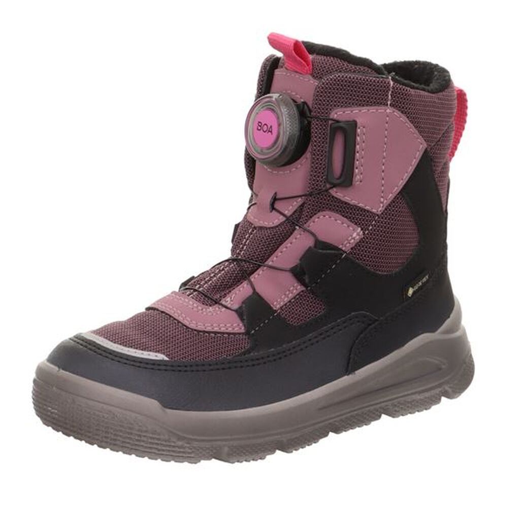 Superfit vinterstøvler m/BOA lukning, lilla/sort