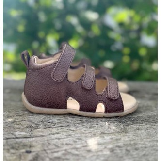 Velcrosandal 'ala BabyBotte', mørkebrun