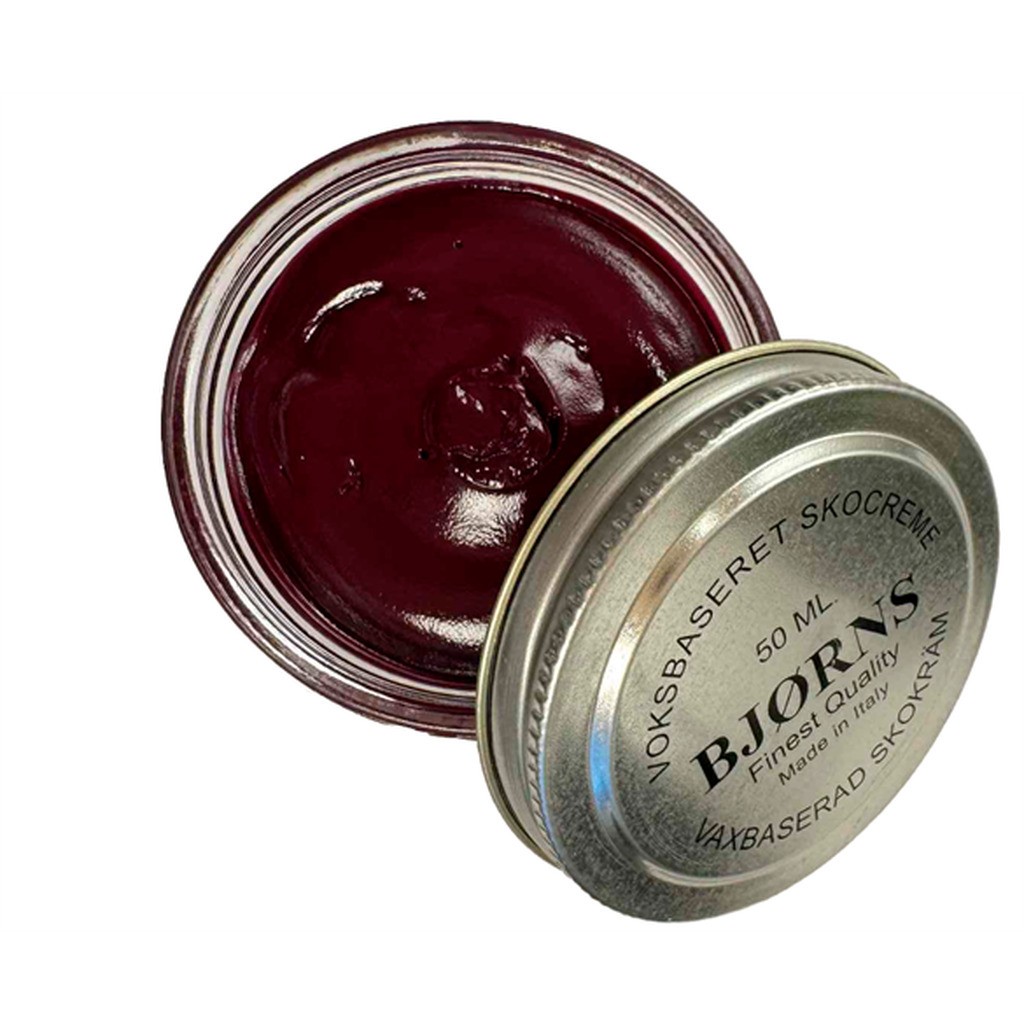 Skocreme / skosværte - Bjørns Finest Quality, oxblood (78)