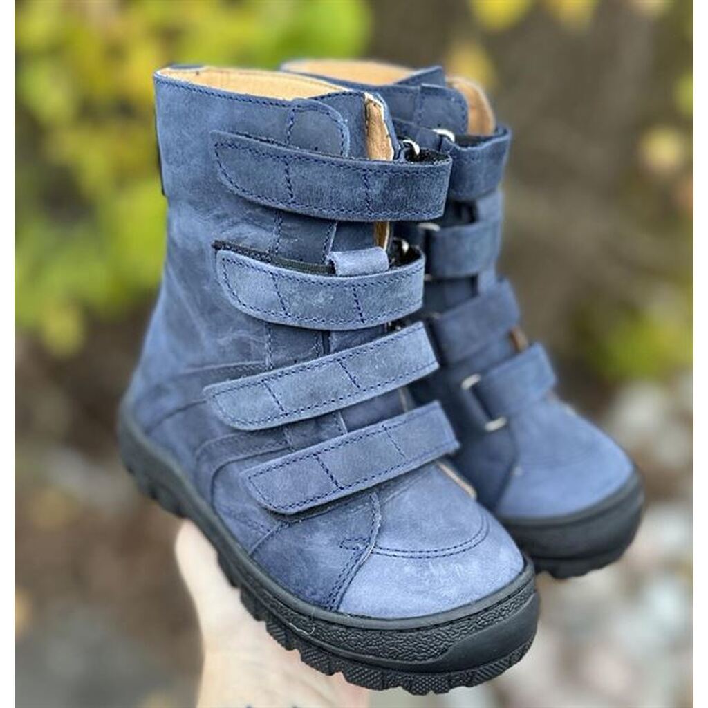 Aurelka vinterstøvler, jeansblå - med ekstra støtte