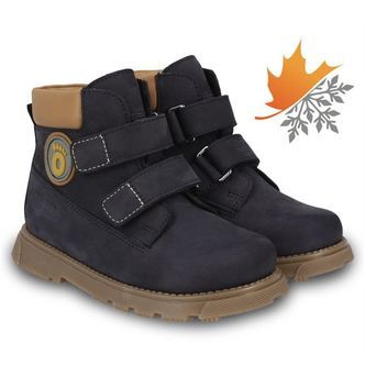 Memo Malmo, navy - let foret velcrosko med ekstra støtte