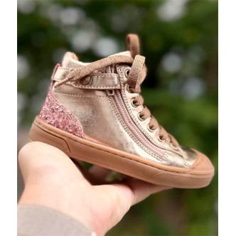 BabyBotte Kostanza snøresko m/lynlås, guld