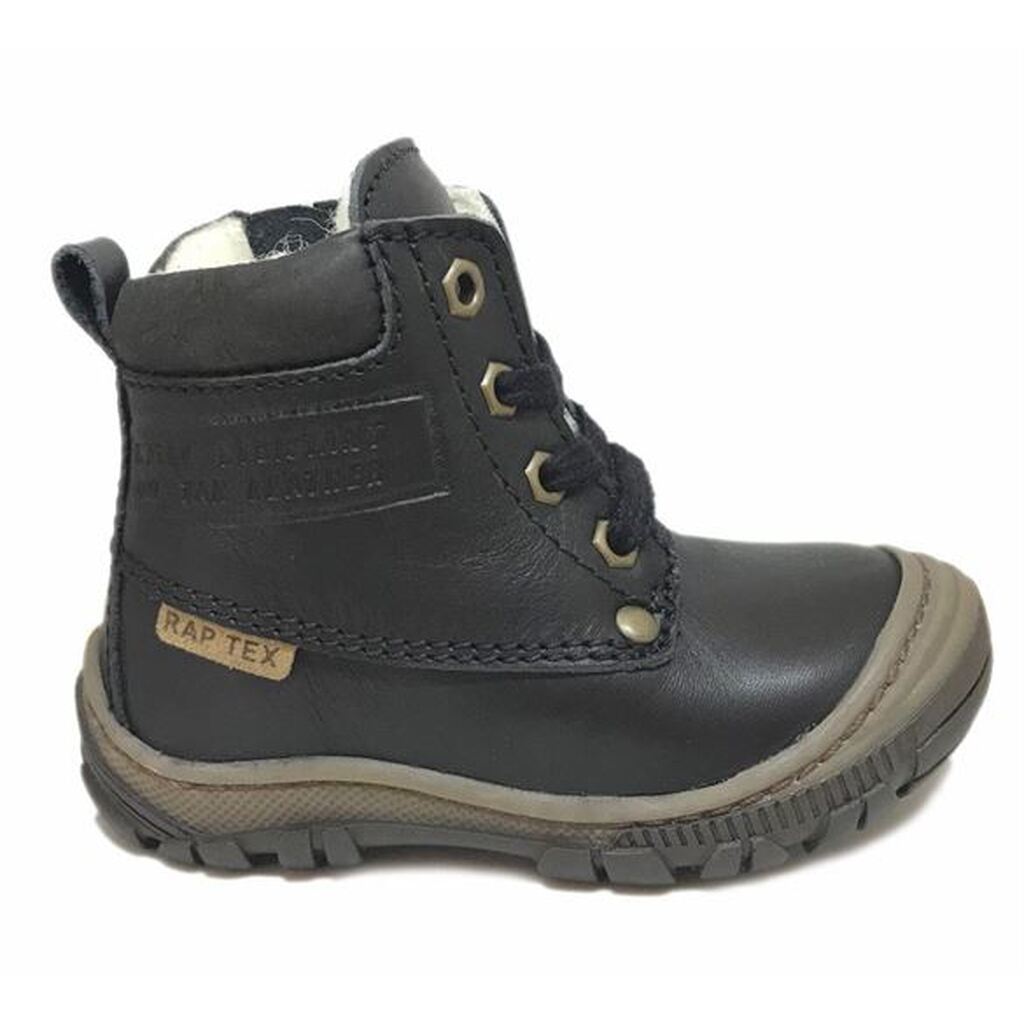 Arautorap (RAP) vinterstøvler, sort m.snørebånd og lynlås