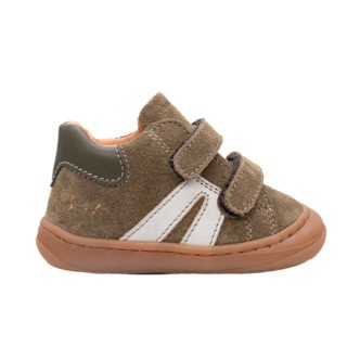 BabyBotte Argo S. velcro sneakers, støvet kaki