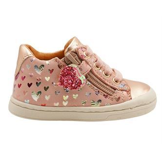 BabyBotte Amourette snøresko m/lynlås, rosa