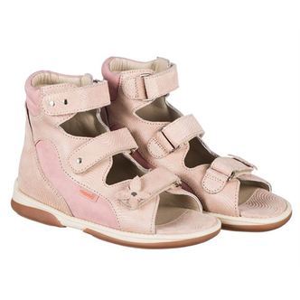 Memo Agnes, pigesandal, lyserød - sandaler med ekstra støtte