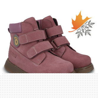 Memo Malmo, pink - let foret velcrosko med ekstra støtte