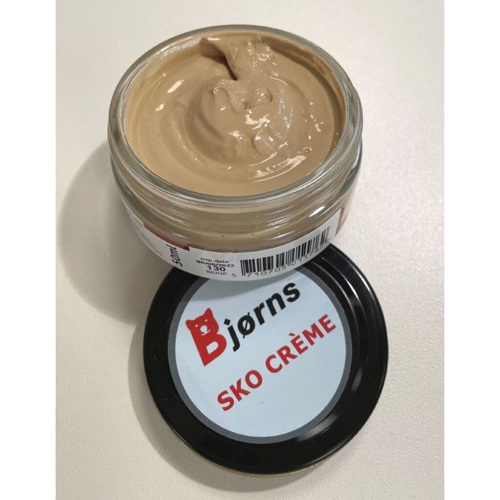 Skocreme / skosværte - Bjørns, beige
