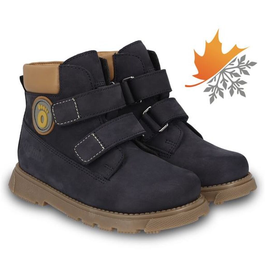 Memo Malmo, navy - let foret velcrosko med ekstra støtte