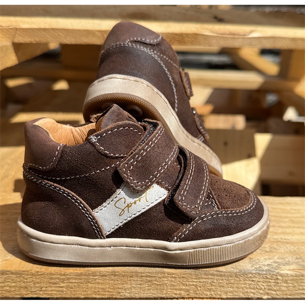 BabyBotte Formidable velcro sneakers, brun