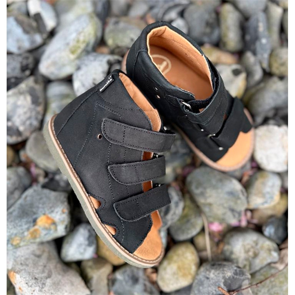 Aurelka sandal, sort - sandal med ekstra støtte