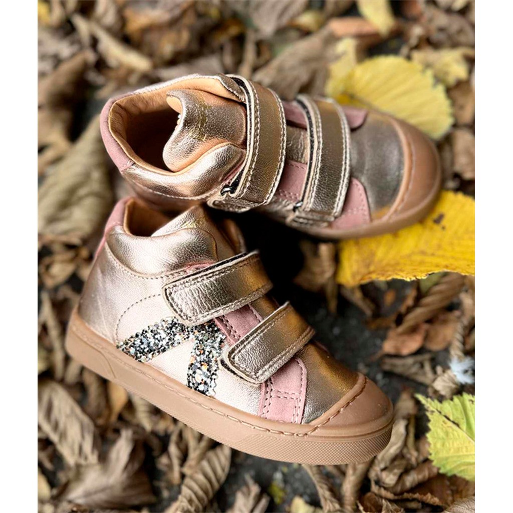 BabyBotte Katalina velcro sneakers, rosegold