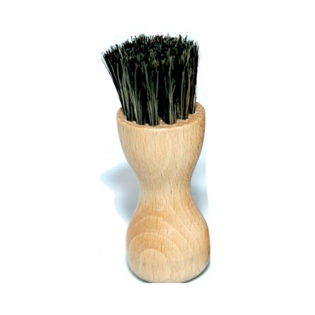 Påføringsbørste, rund - sort