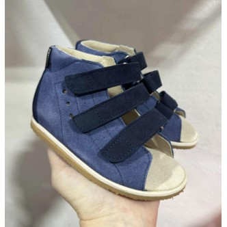 Aurelka sandal, blå/navy - sandal med ekstra støtte