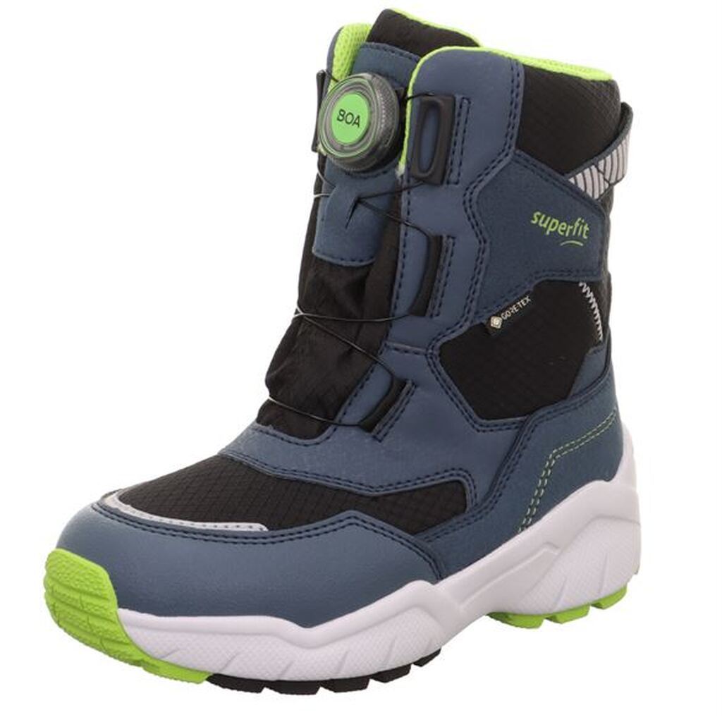 Superfit vinterstøvler m/BOA lukning, lys grå/grøn