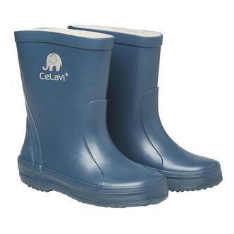 Celavi smalle gummistøvle, petroleums-blå