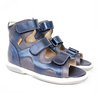Memo Joanna sandal, navy - sandaler med ekstra støtte