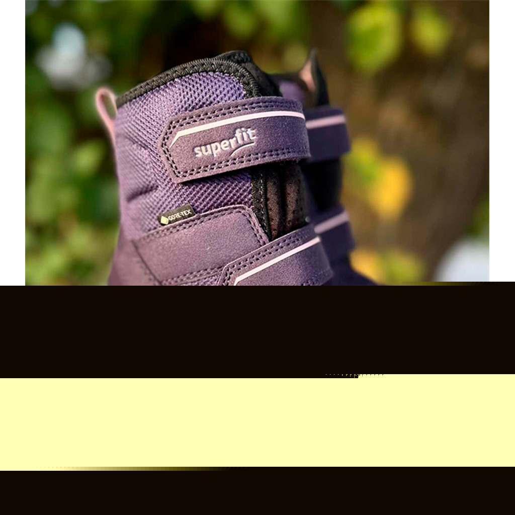 Superfit vinterstøvler m/Goretex, lilla/rosa