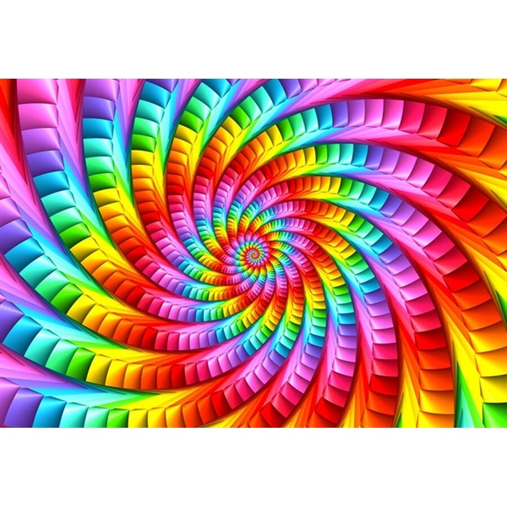 Psychedelic Rainbow Spiral