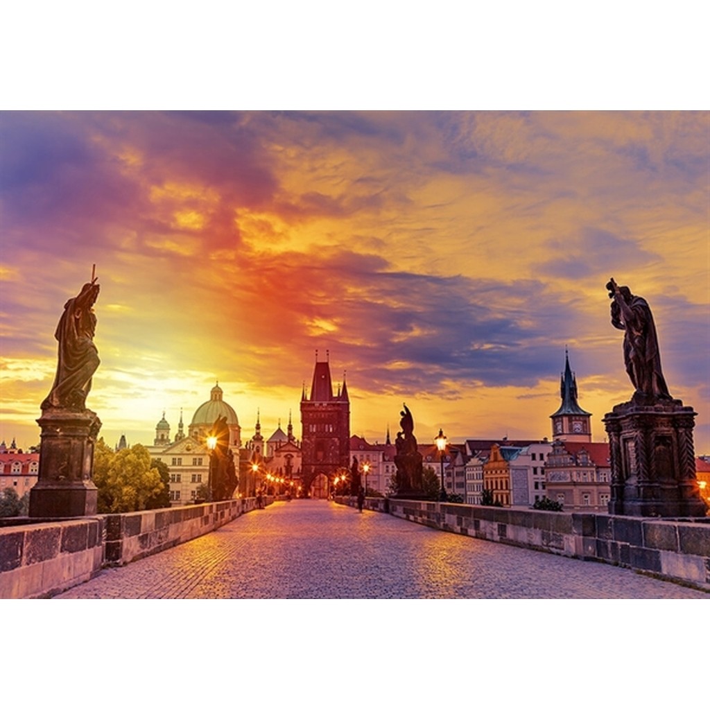 Charles Bridge at Sunset, Prague
