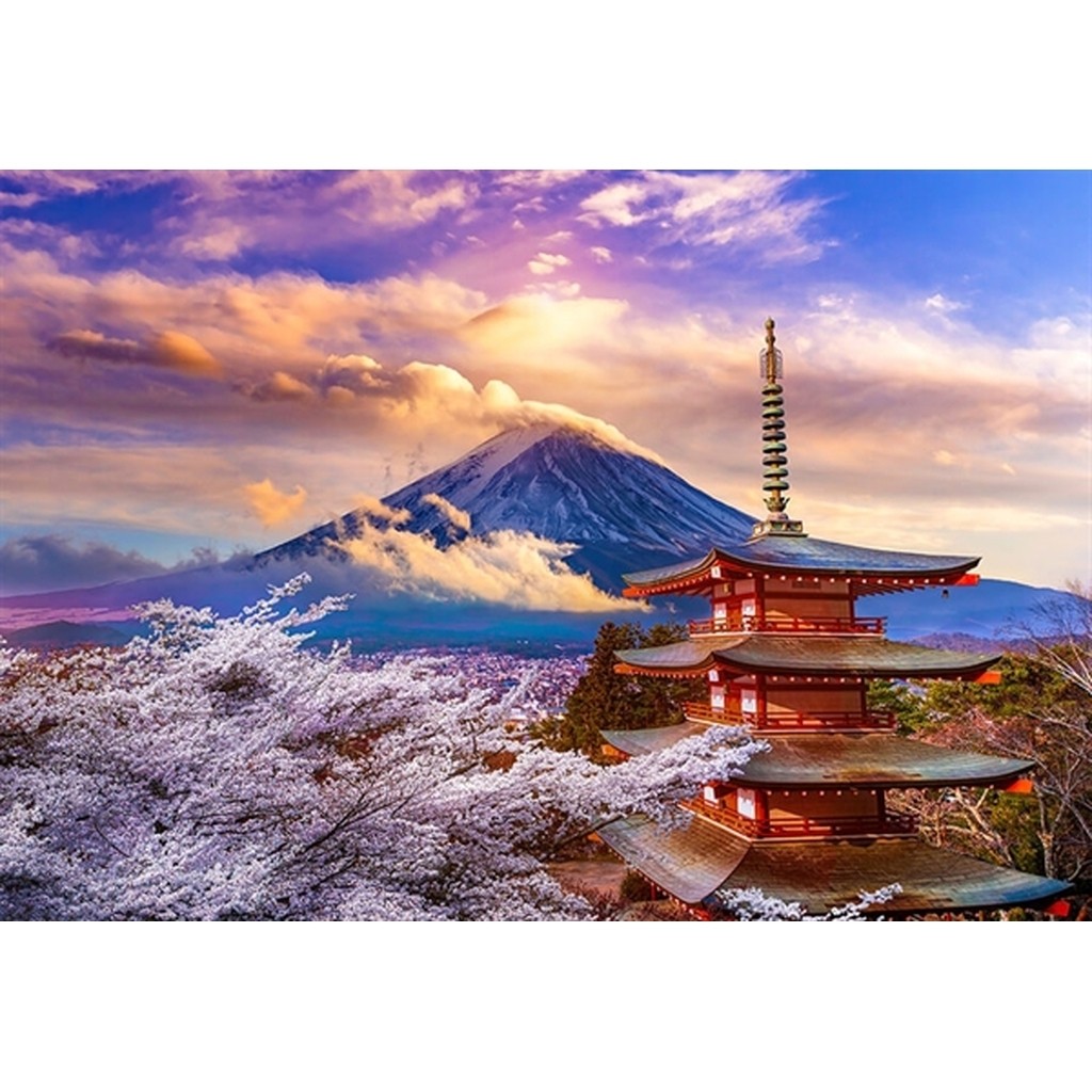 Fuji Mountain in Spring, Japan
