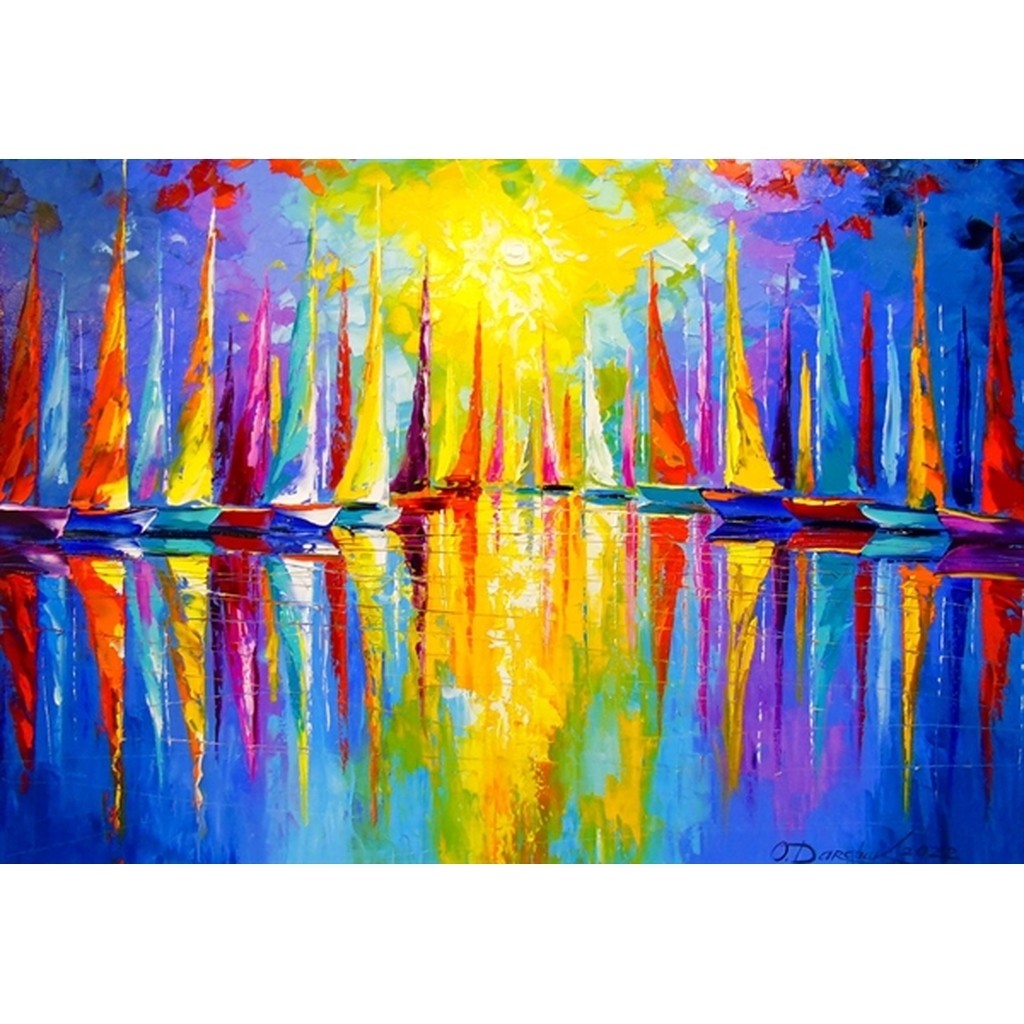 Rainbow Sailboats