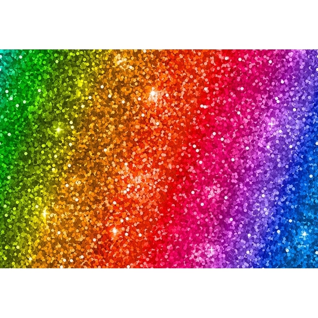 Rainbow Glitter Gradient