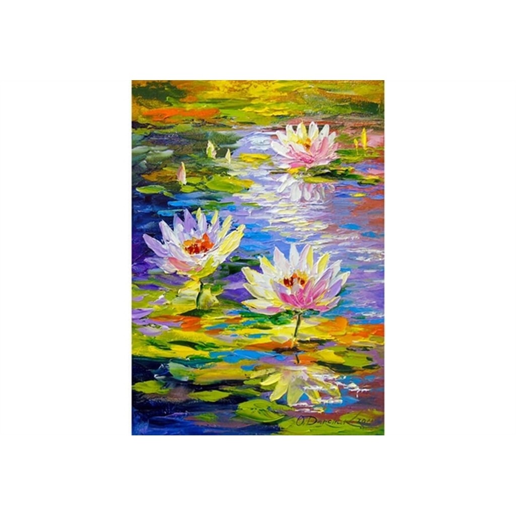 Water Lilies in the Pond