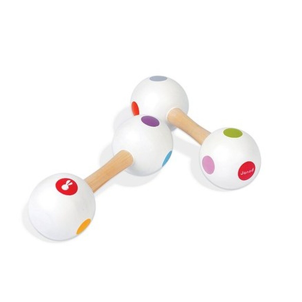 Janod Confetti Maracas Barbell