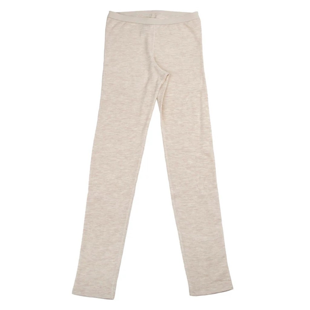 Leggings i beige i 100% merinould