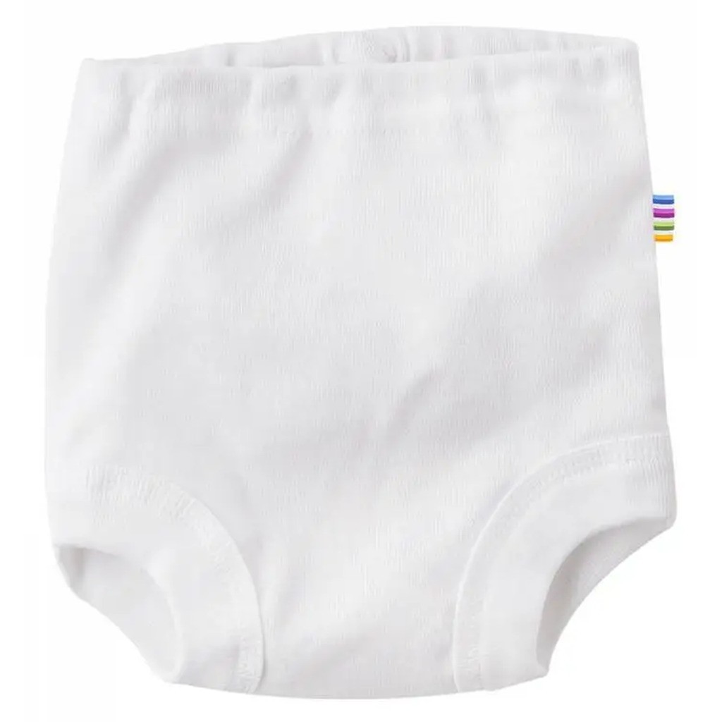 Babybukser hvid bomuld