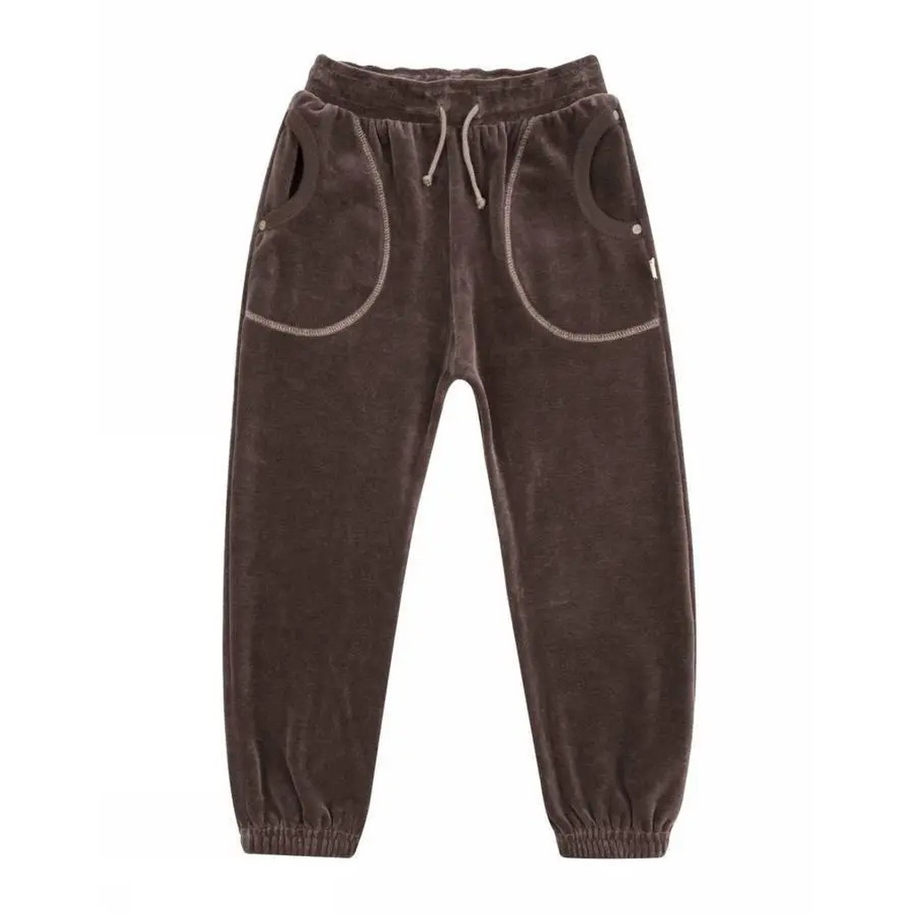 Brune velourbukser