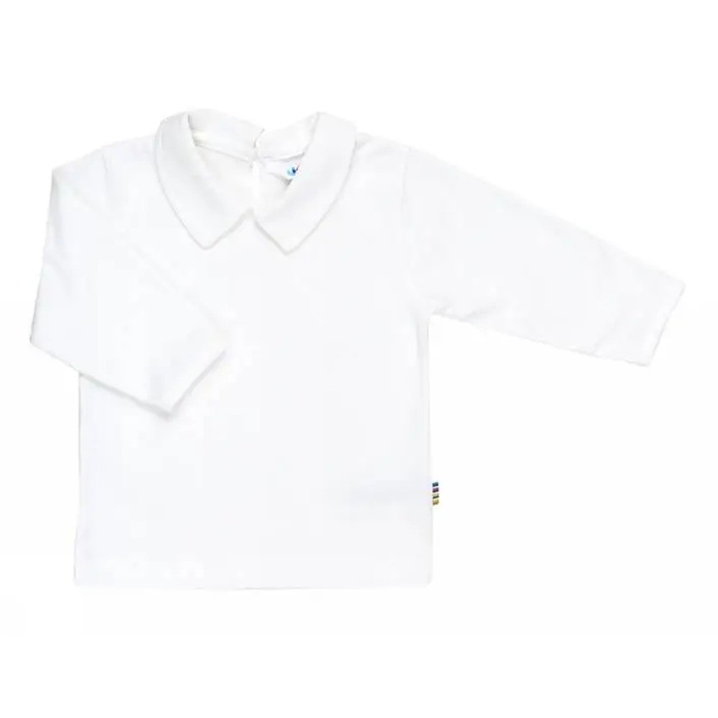 Hvid dåbs-bluse til babyer