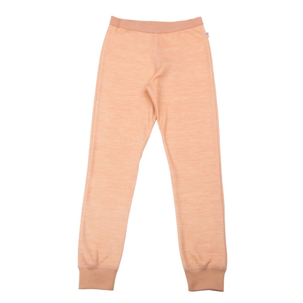 Leggings i ferskenfarvet i uld-bambus